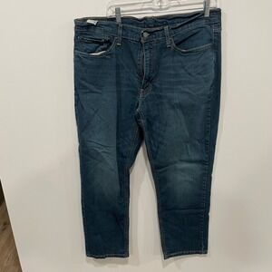 Levi Strauss 541 Athletic Fit Dark Wash Denim Jeans Mens W36 L30